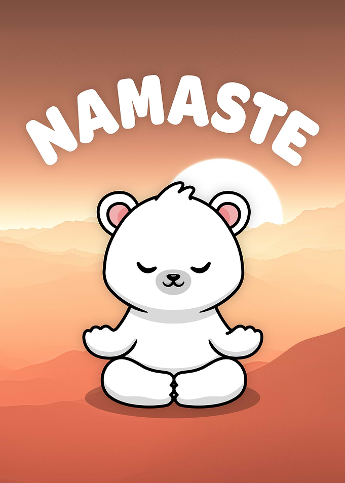 Namaste Happy Yoga Bear