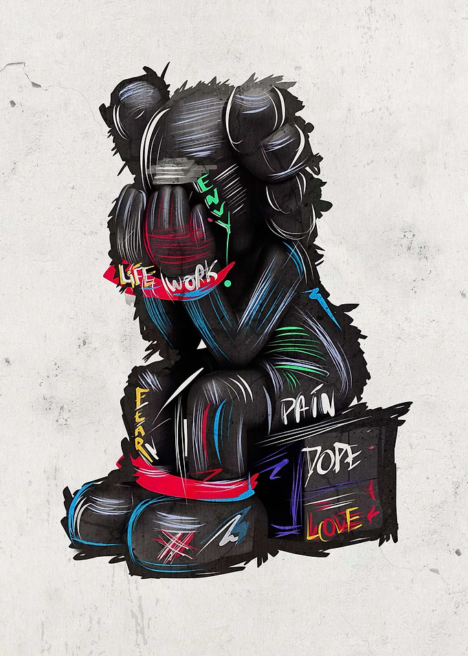 Kaws Graffiti Hypebeast