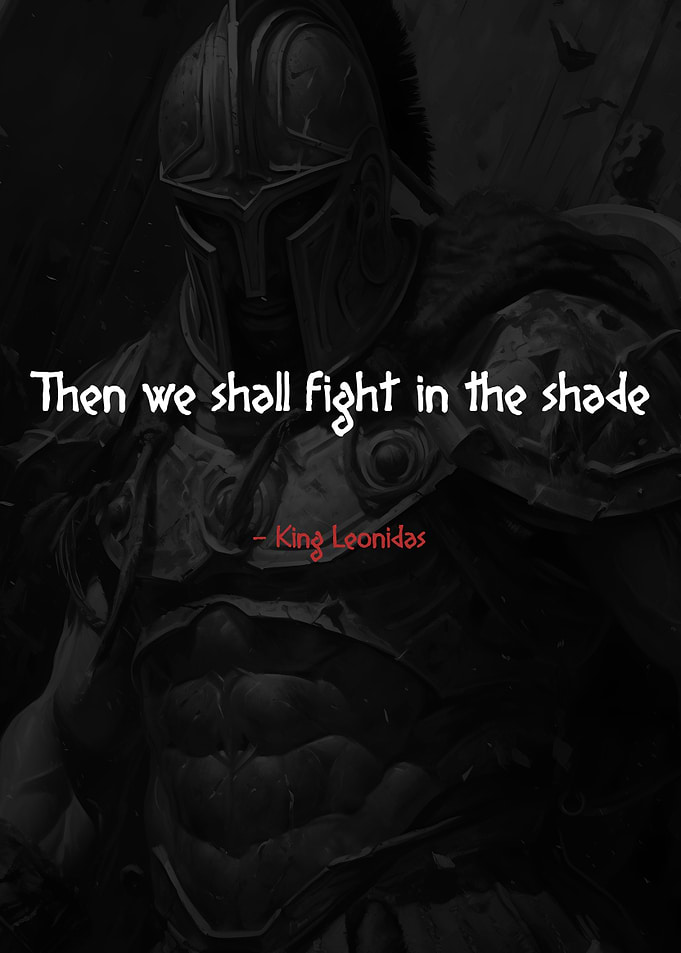 Leonidas Fight In Shade