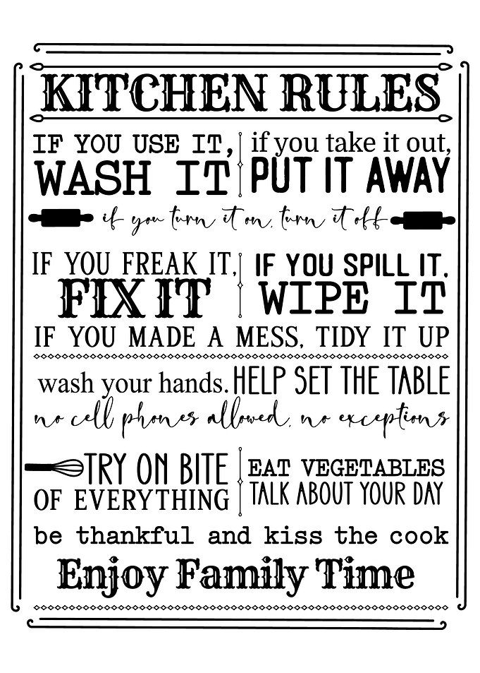 Kitchen Rules