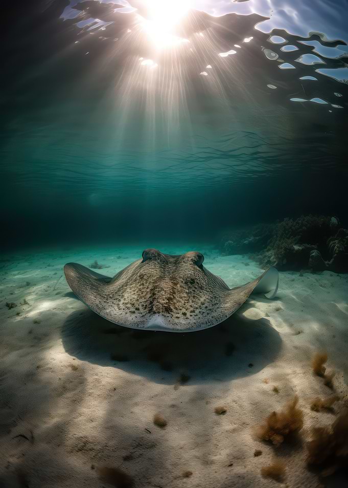 Graceful ocean creature