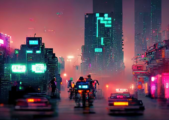Cyberpunk Neon City
