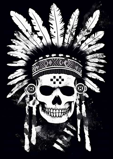 Spiritual Symbolism — man cave metal poster