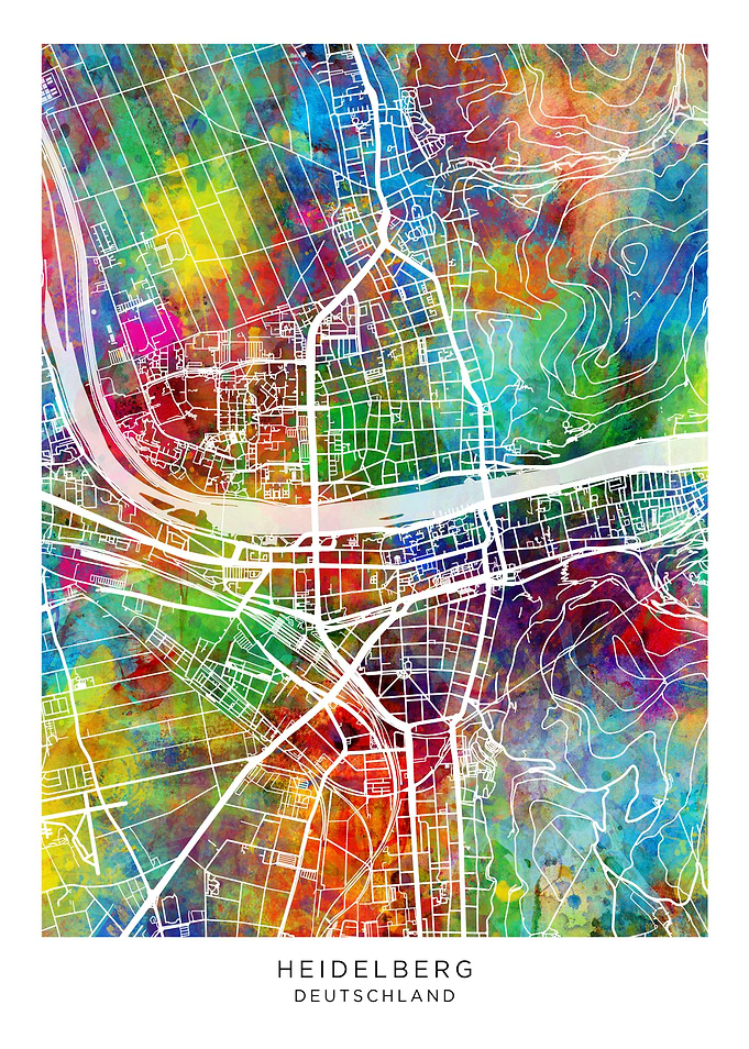 Heidelberg Germany Map