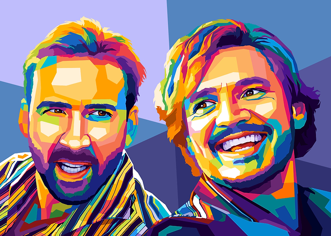 Nicolas and Pedro Pop Art