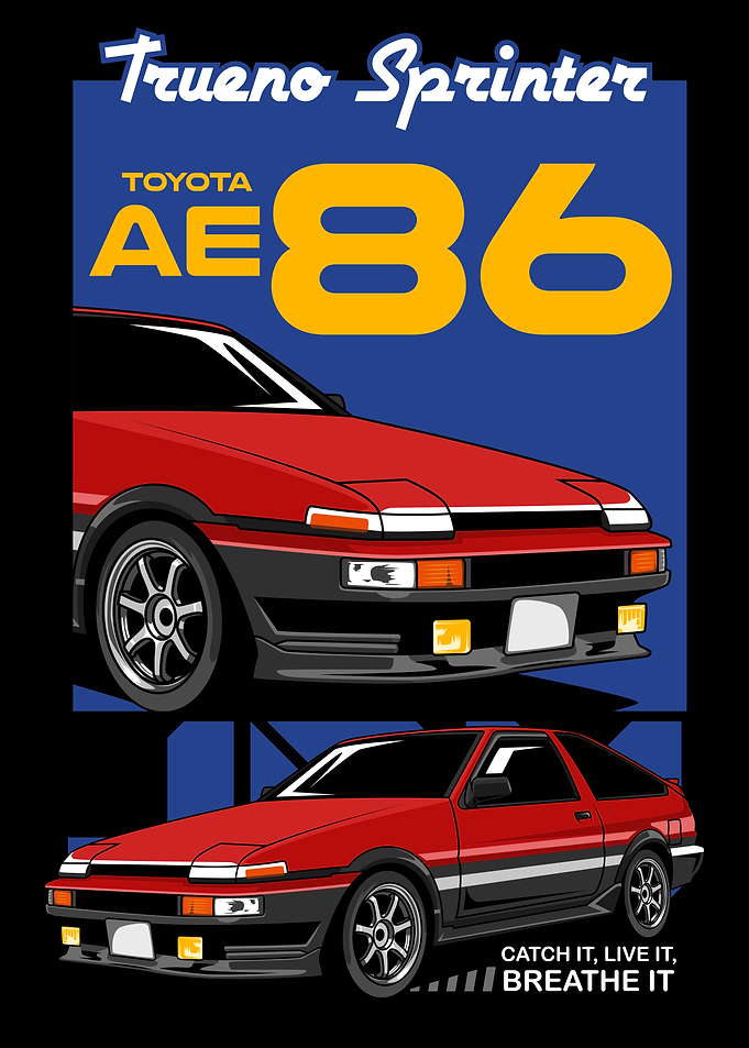 Iconic Trueno Racing Car