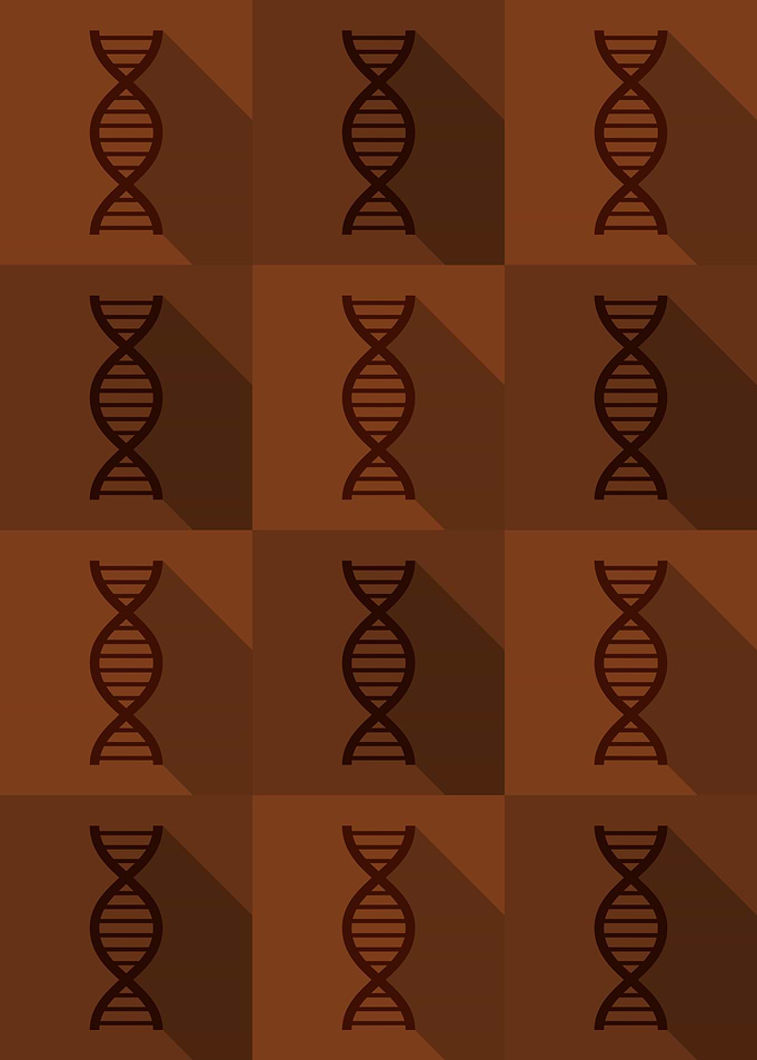 DNA Science Icons Pop Art