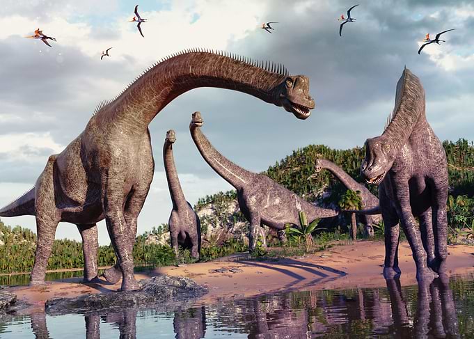 Brachiosaurus dinosaur