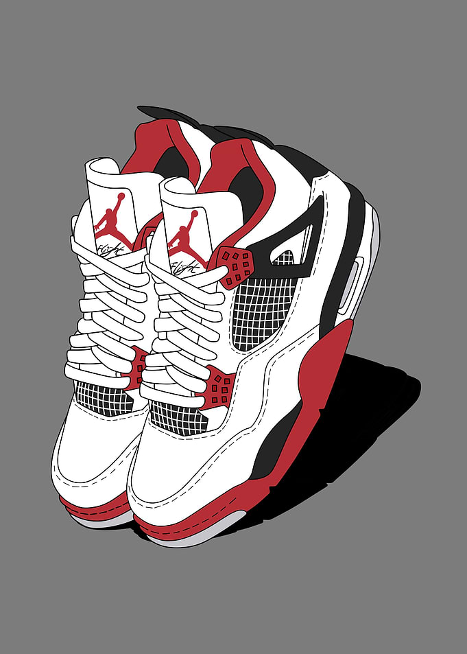 sneaker fire red