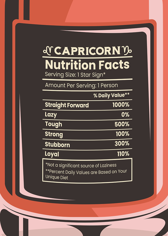 Capricorn Nutrition Facts