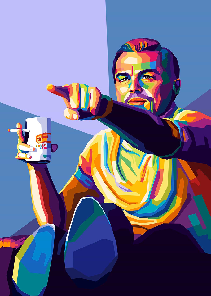 Leo Pointing Meme Pop Art