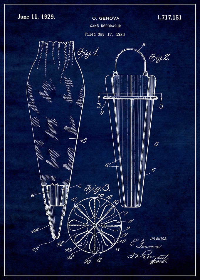 Cake Piping Bag 1928