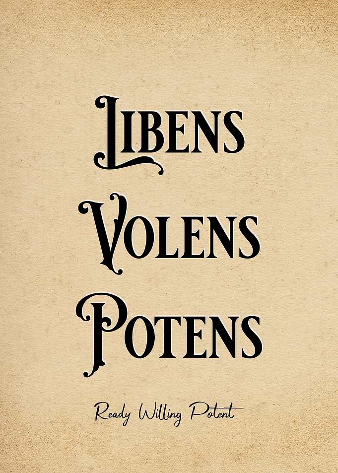 Latin Quote Ready Willing