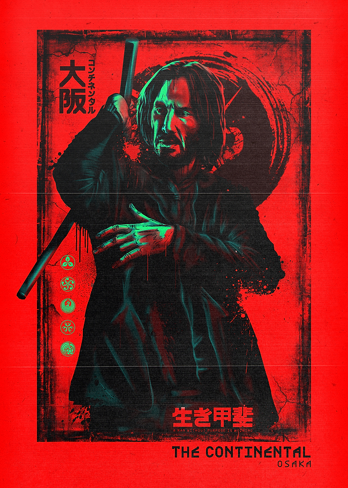 John Wick: Continental Osaka Poster