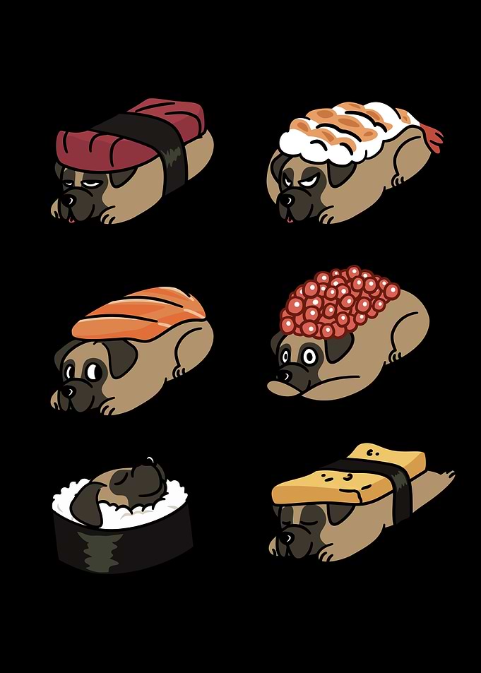 Bullmastiff Sushi
