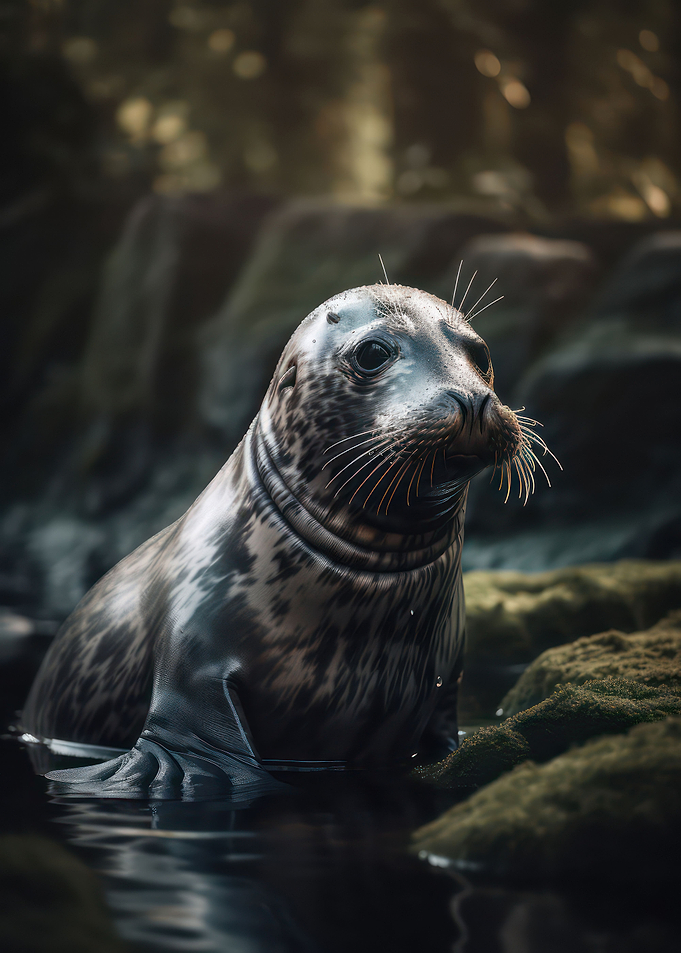 Sleepy seal