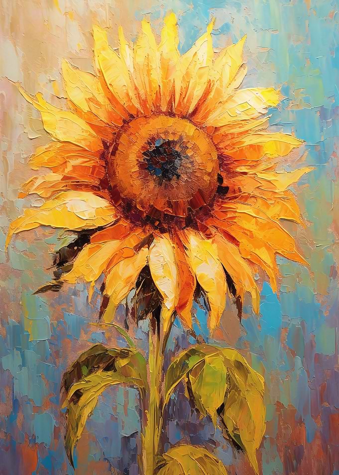 Sunflower Painting