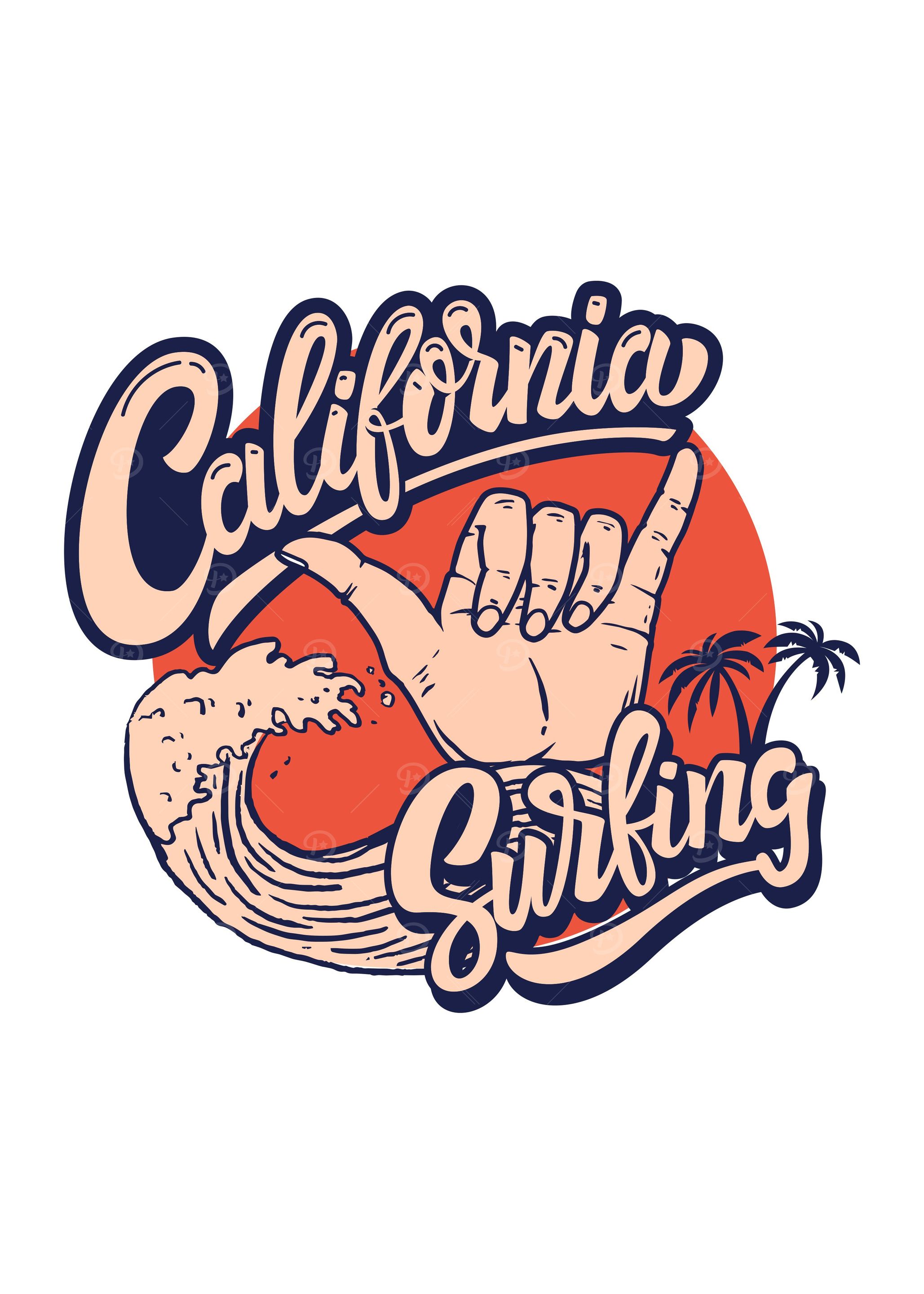 California surfing