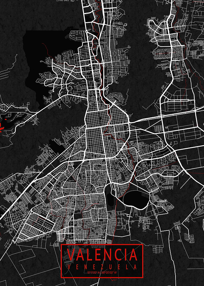 Valencia City Map Oriental