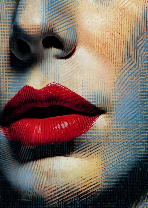 Captivating elegance — metal poster wall art