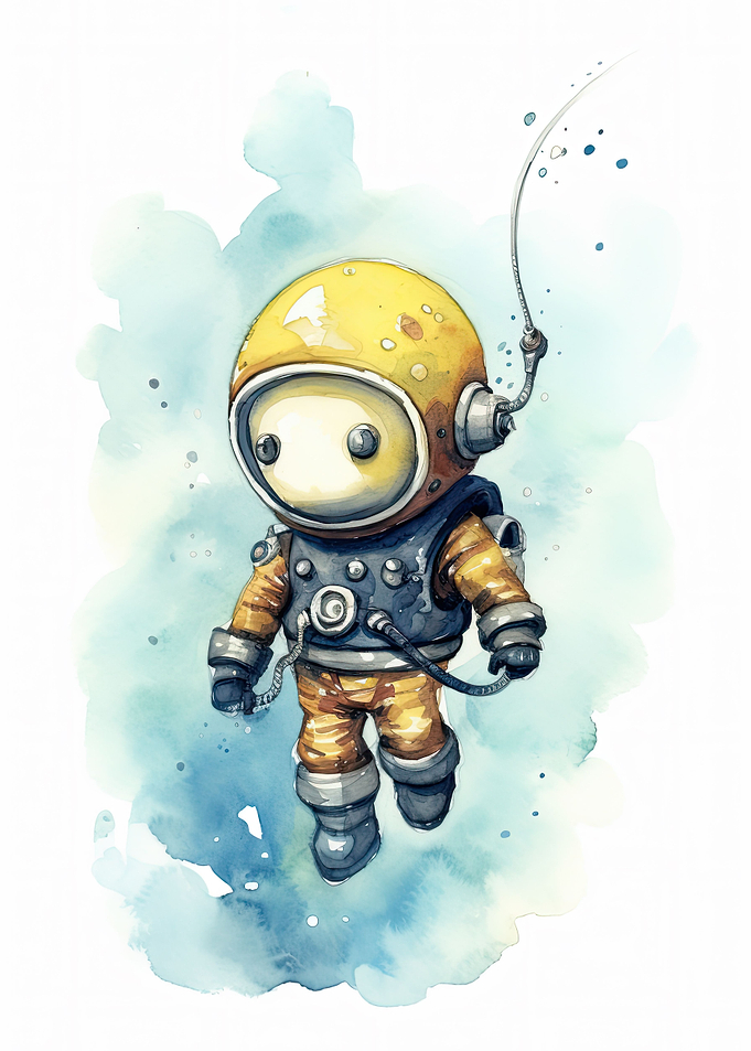 Cute Scuba Diver