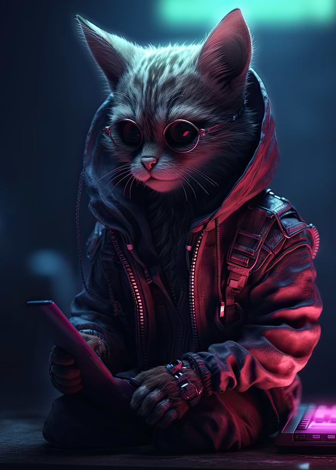 hoodie cat