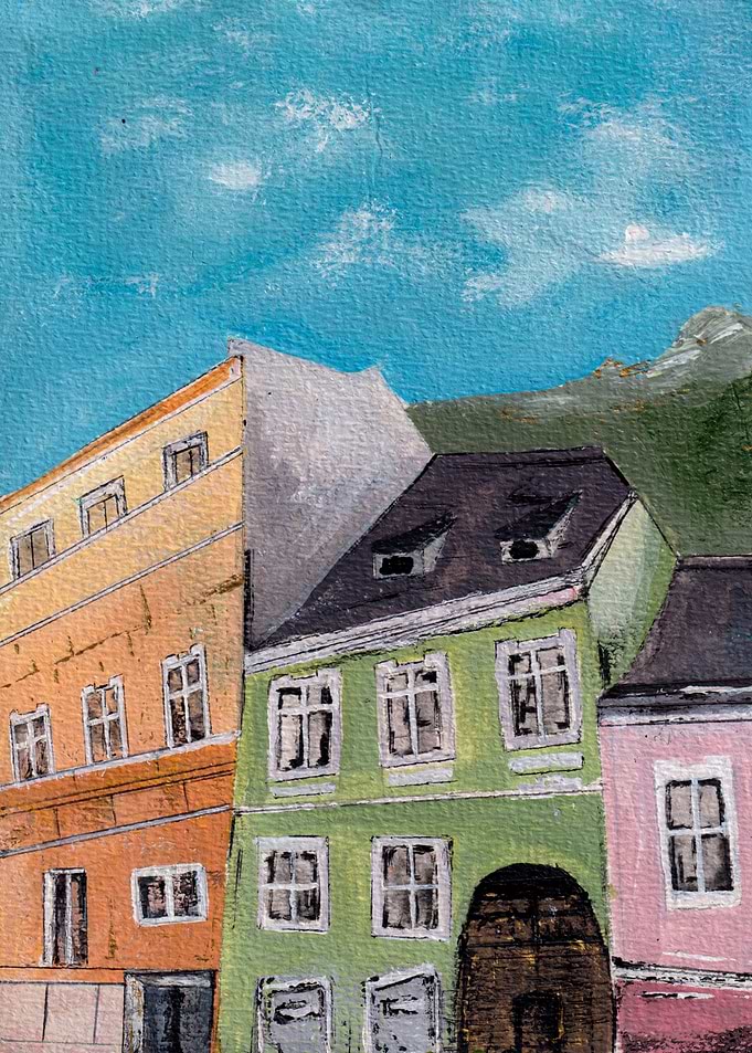 Watercolor Houses