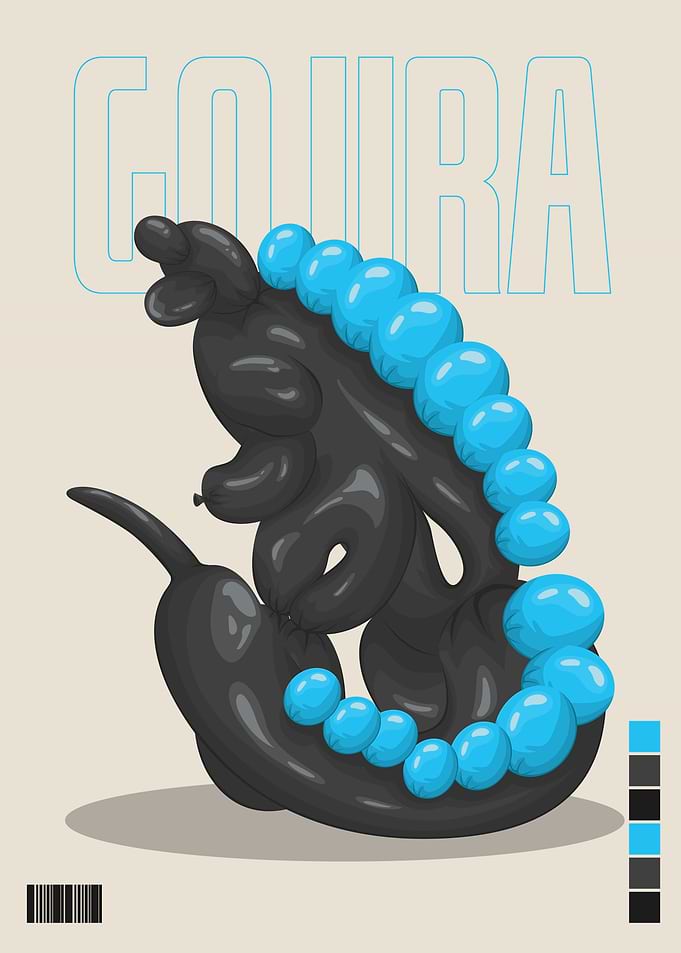 Gojira Balloon Toy