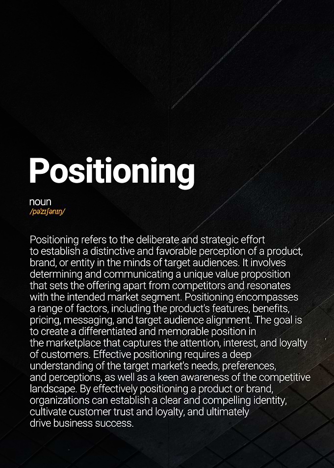 Positioning