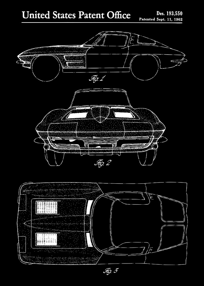 Corvette Stingray Patent