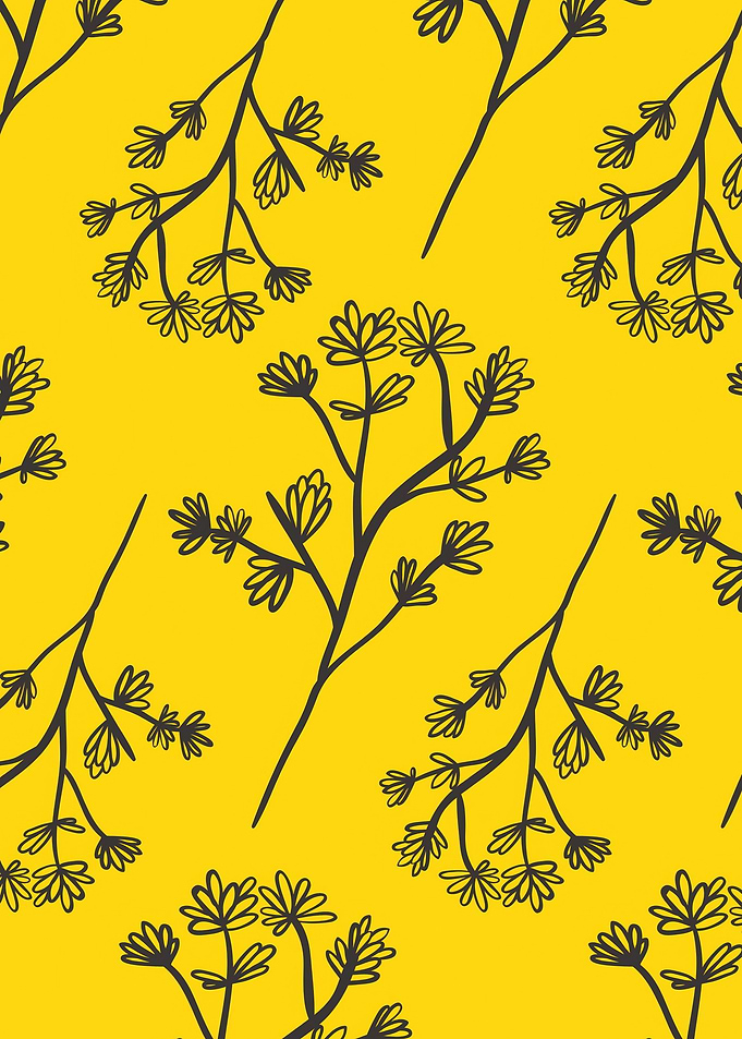 Yellow Flowers Pattern