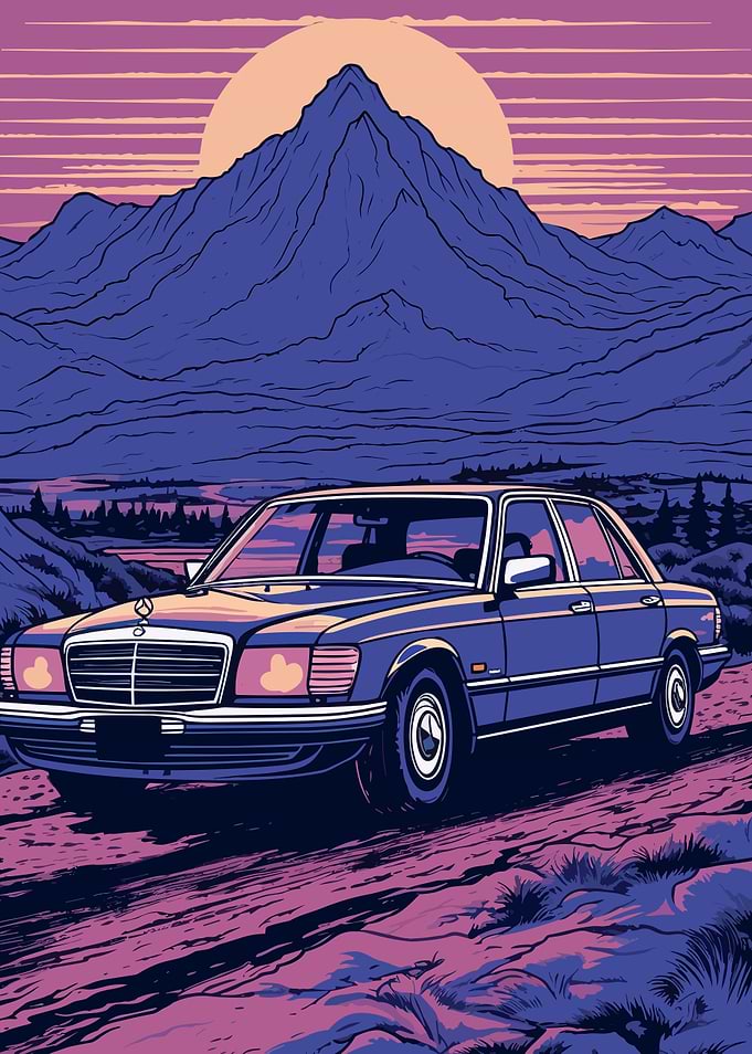 Car Retro Synthwave