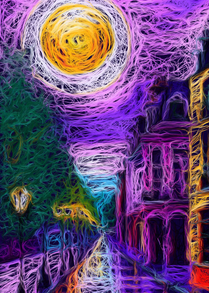 Enchanted Parisian Moon