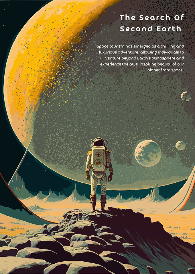 Retro Space Poster