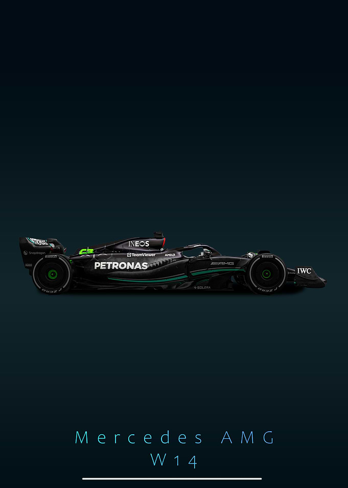 Mercedes AMG W14 F1 Car