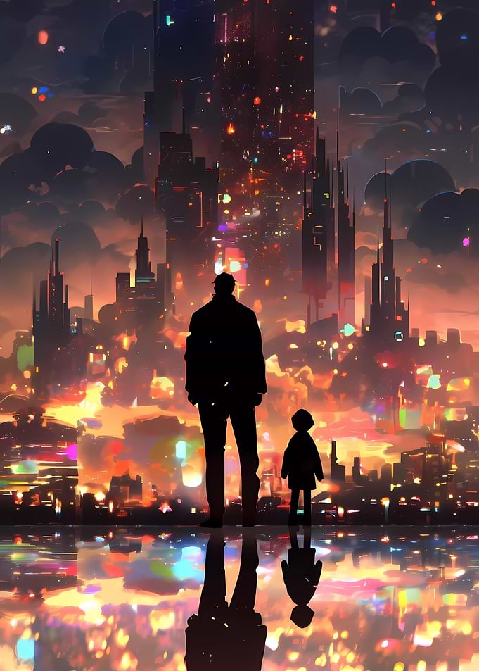Cyberpunk Anime City
