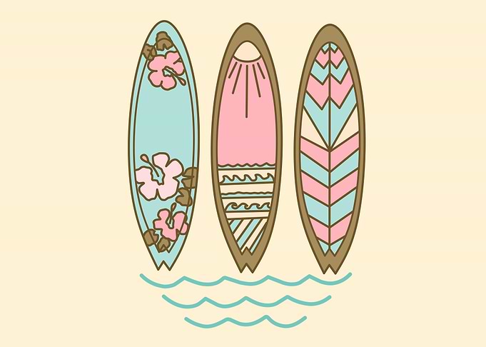 surf art