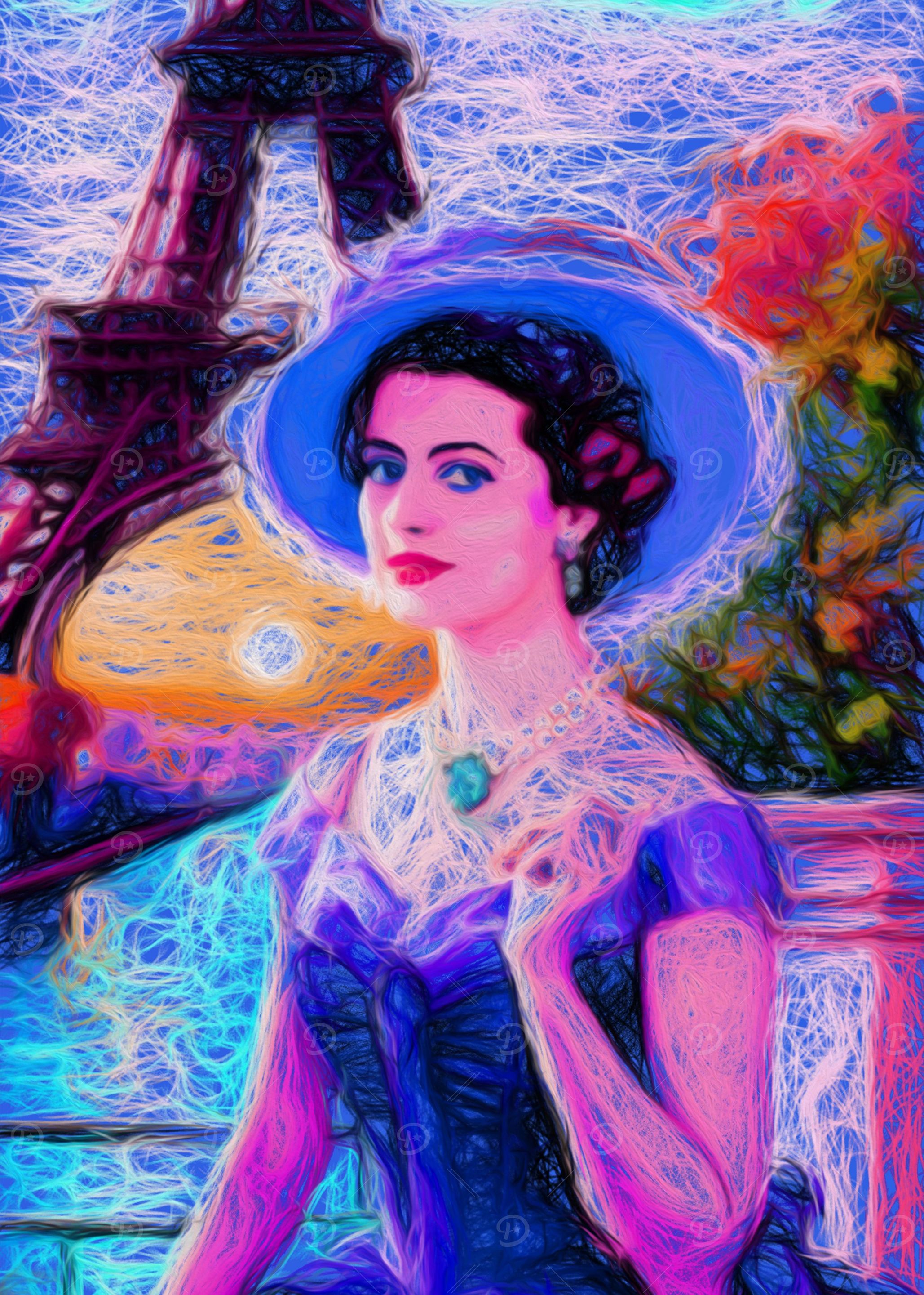 Parisian Elegant Lady