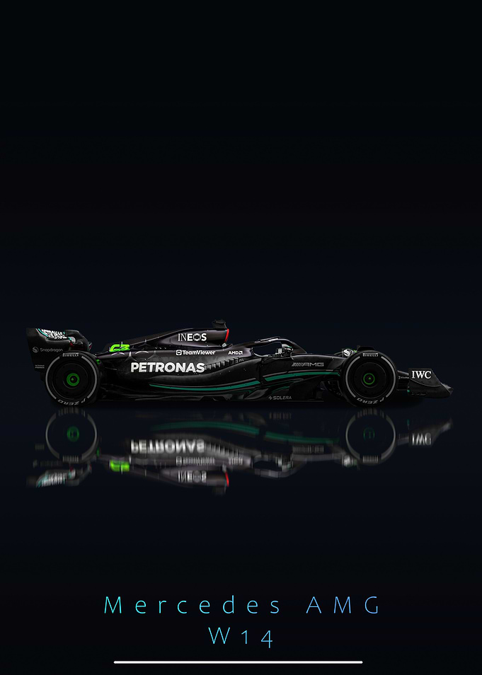 Mercedes AMG W14 F1 Car