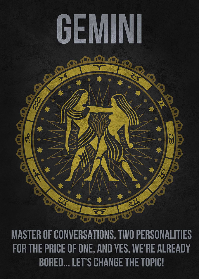 Gemini Funny Zodiac Sign