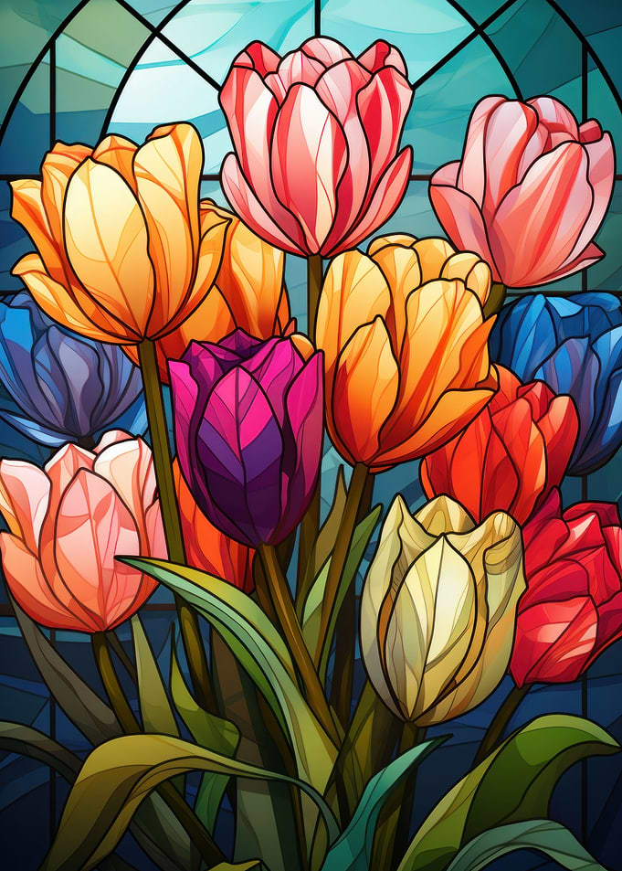 Blossoming Tulip Beauty
