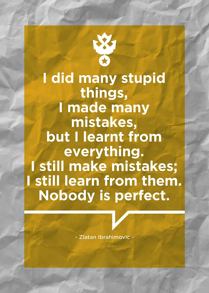 Nobody is Perfect