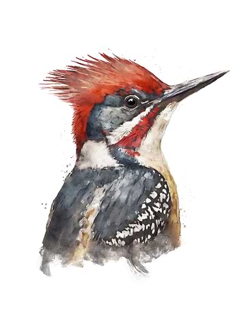 Pileated Woodpecker Bird
