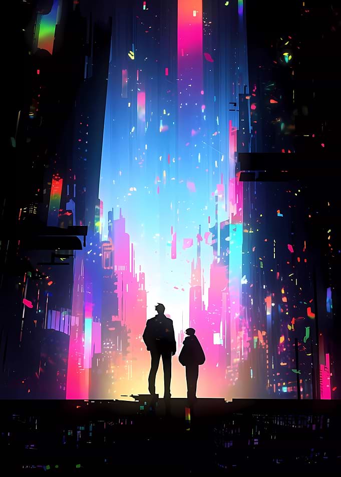 Cyberpunk Anime City