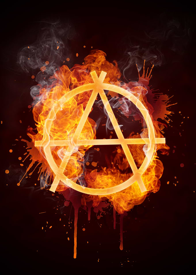 burning Anarchy Symbol