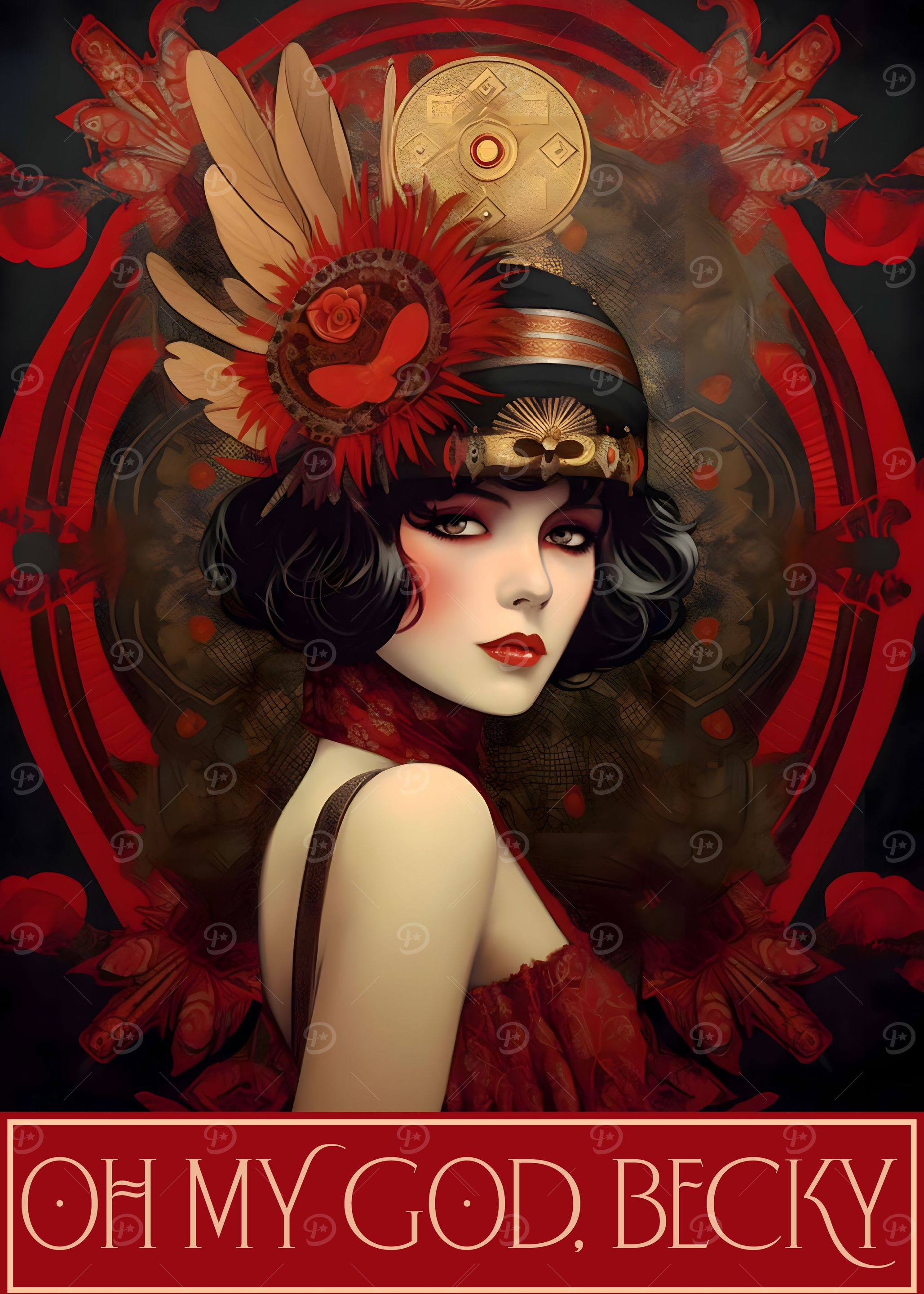 Funny Art Deco Style