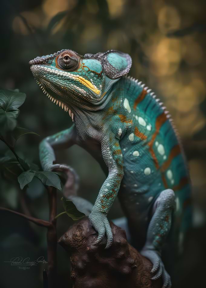 Fascinating chameleon