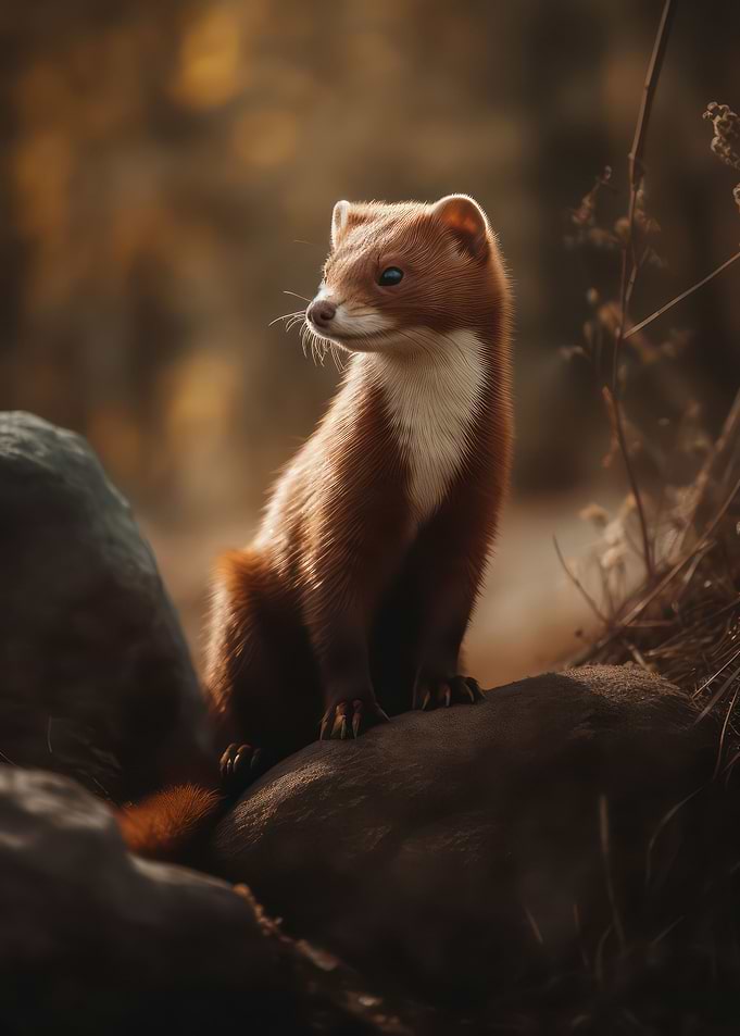Adorable weasel