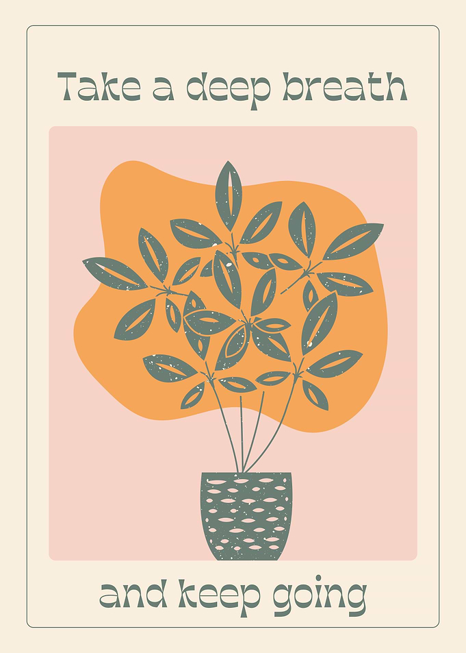 Floral Retro Poster