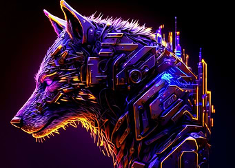 Wolf Cyborg